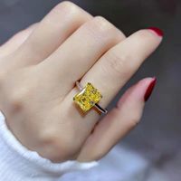 Fashion Geometric Copper Plating Zircon Open Ring 1 Piece main image 1