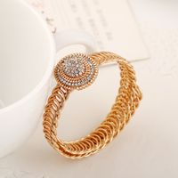 1 Piece Fashion Geometric Alloy Inlay Rhinestones Women's Bangle sku image 1