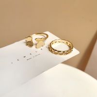 1 Pair Fashion Butterfly Alloy Women's Rings main image 5