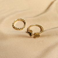 1 Pair Fashion Butterfly Alloy Women's Rings main image 1