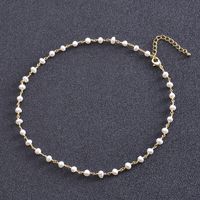 Vintage Style Pearl Handmade Plating Necklace 1 Piece main image 1