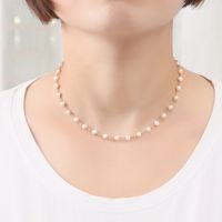 Vintage Style Pearl Handmade Plating Necklace 1 Piece main image 3