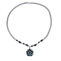 1 Piece Fashion Snowflake Alloy Tassel Plating Inlay Zircon Women's Necklace sku image 1