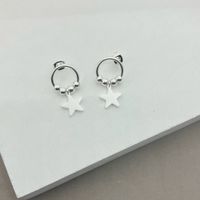 Simple Style Star Stainless Steel Plating Drop Earrings 1 Pair main image 4