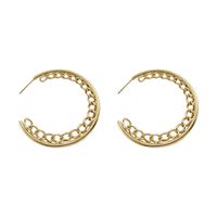 1 Pair Fashion C Shape Plating Stainless Steel Earrings main image 3