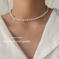 Elegant Geometric Pearl Necklace 1 Piece main image 2