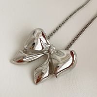 1 Piece Fashion Bow Knot Alloy Plating Women's Pendant Necklace main image 2