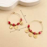 Fashion Geometric Stainless Steel Plating Artificial Crystal Earrings 1 Pair main image 4