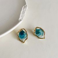 1 Pair Fashion Irregular Arylic Women's Ear Studs main image 4