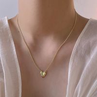 1 Piece Fashion Heart Shape Alloy Metal Women's Pendant Necklace main image 5