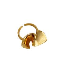 1 Piece Fashion Irregular Metal Plating Women's Open Ring main image 2