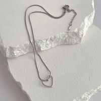 1 Piece Fashion Heart Shape Alloy Women's Pendant Necklace sku image 2