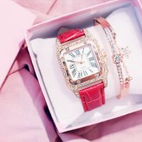 Fashion Square Star Buckle Quartz Women's Watches sku image 7