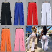 Women's Daily Casual Solid Color Full Length Wide Leg Pants main image 1