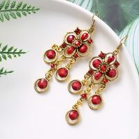 Ethnic Hollow Geometric Diamond Fashion Drop Earrings Wholesale sku image 33