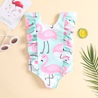 Girl's Fashion Animal Fruit Polyester One Pieces main image 5