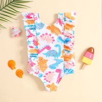 Girl's Fashion Animal Fruit Polyester One Pieces main image 4