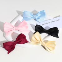 Sweet Bow Knot Polyester Hair Clip 2 Pieces main image 2
