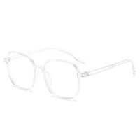 Simple Style Anti-blue Ray Lens Square Full Frame Optical Glasses sku image 6