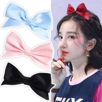 Sweet Bow Knot Polyester Hair Clip 2 Pieces main image 1