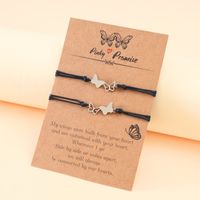 1 Piece Fashion Butterfly Stainless Steel Knitting Unisex Bracelets main image 3