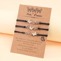 1 Piece Fashion Butterfly Stainless Steel Knitting Unisex Bracelets main image 4