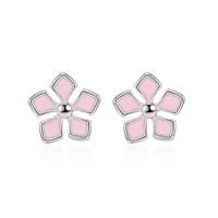 Fashion Flower Copper Plating Ear Studs 1 Pair main image 2