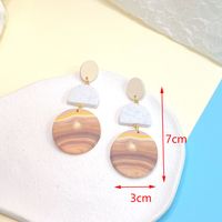 1 Pair Retro Round Soft Clay Women's Drop Earrings sku image 2