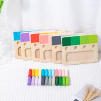 Montessori Color Wooden Plugboards Color Resolution Teaching Aids Children's Wooden Toy main image 4