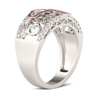 Romantic Heart Shape Alloy Plating Rhinestones 18k Gold Plated Women's Rings main image 2