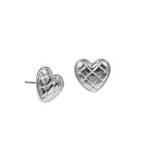 1 Pair Simple Style Heart Shape Metal Women's Ear Studs main image 4