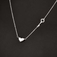1 Piece Simple Style Heart Shape Alloy Plating Women's Pendant Necklace main image 2