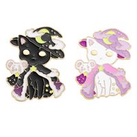 Cute Cat Alloy Plating Unisex Brooches main image 3