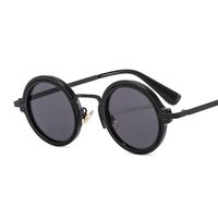 Fashion Color Block Pc Round Frame Patchwork Full Frame Women's Sunglasses main image 2