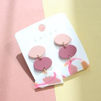 1 Pair Fashion Geometric Soft Clay Drop Earrings sku image 2