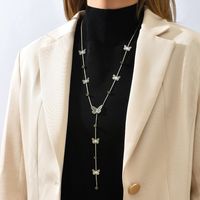 1 Piece Fashion Bow Knot Alloy Plating Women's Sweater Chain sku image 1