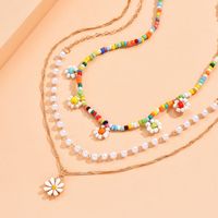 1 Piece Fashion Flower Alloy Plating Women's Layered Necklaces main image 2