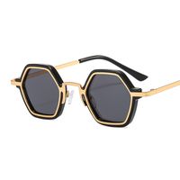 Retro Leopard Ac Special-shaped Mirror Patchwork Full Frame Women's Sunglasses main image 5