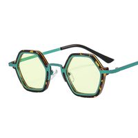 Retro Leopard Ac Special-shaped Mirror Patchwork Full Frame Women's Sunglasses sku image 6