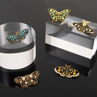 Fashion Animal Butterfly Alloy Stoving Varnish Unisex Brooches main image 3