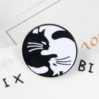 Cartoon Style Cat Alloy Plating Unisex Brooches main image 1