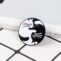 Cartoon Style Cat Alloy Plating Unisex Brooches main image 5