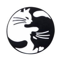 Cartoon-stil Katze Legierung Überzug Unisex Broschen sku image 1