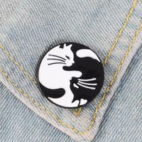 Cartoon Style Cat Alloy Plating Unisex Brooches main image 2