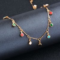 1 Piece Simple Style Sun Star Alloy Enamel Plating Women's Bracelets main image 4