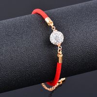 1 Piece Ethnic Style Ball Artificial Crystal Alloy Rope Plating Women's Bracelets main image 2