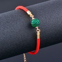 1 Piece Ethnic Style Ball Artificial Crystal Alloy Rope Plating Women's Bracelets sku image 2