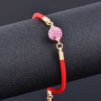 1 Piece Ethnic Style Ball Artificial Crystal Alloy Rope Plating Women's Bracelets sku image 6