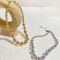 Exaggerated Ball Ccb Stainless Steel Plating Necklace 1 Piece main image 1