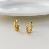 Fashion Solid Color Stainless Steel Plating Earrings 1 Pair main image 2